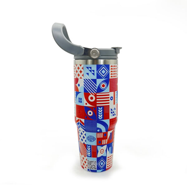 TM900-Graphics Pattern Red&Blue